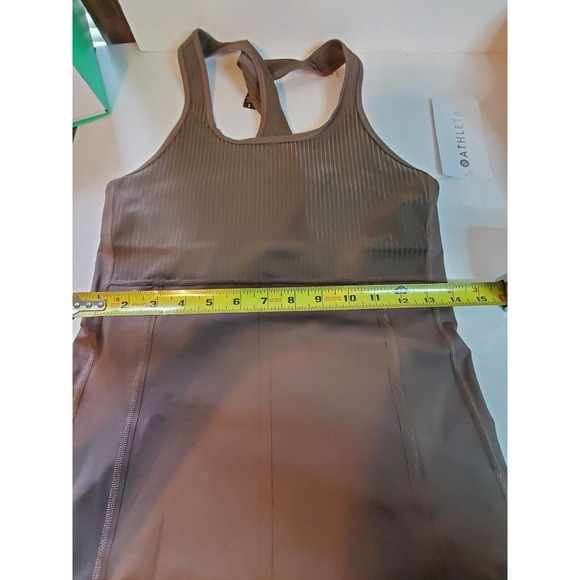 NEW Athleta Womens Vitality Rib Tank Women Sz Small in Coffee House - Picture 7 of 7